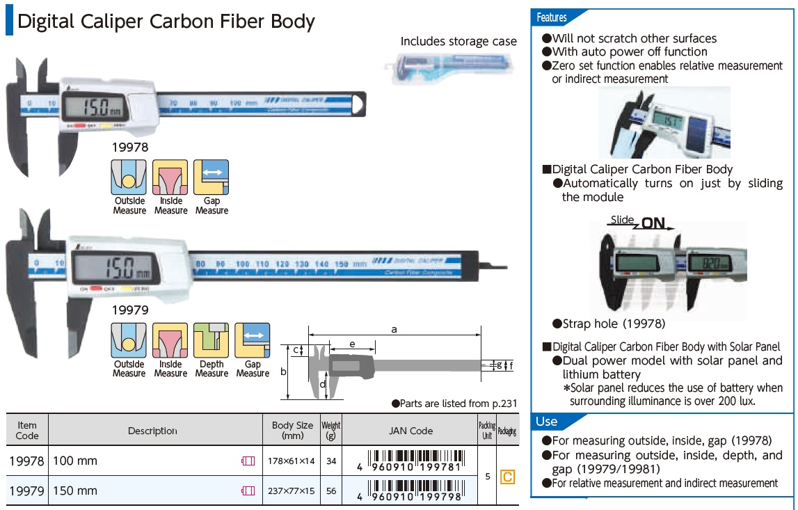 Ichiban Precision Sdn Bhd Shinwa Shinwa Digital Vernier Caliper